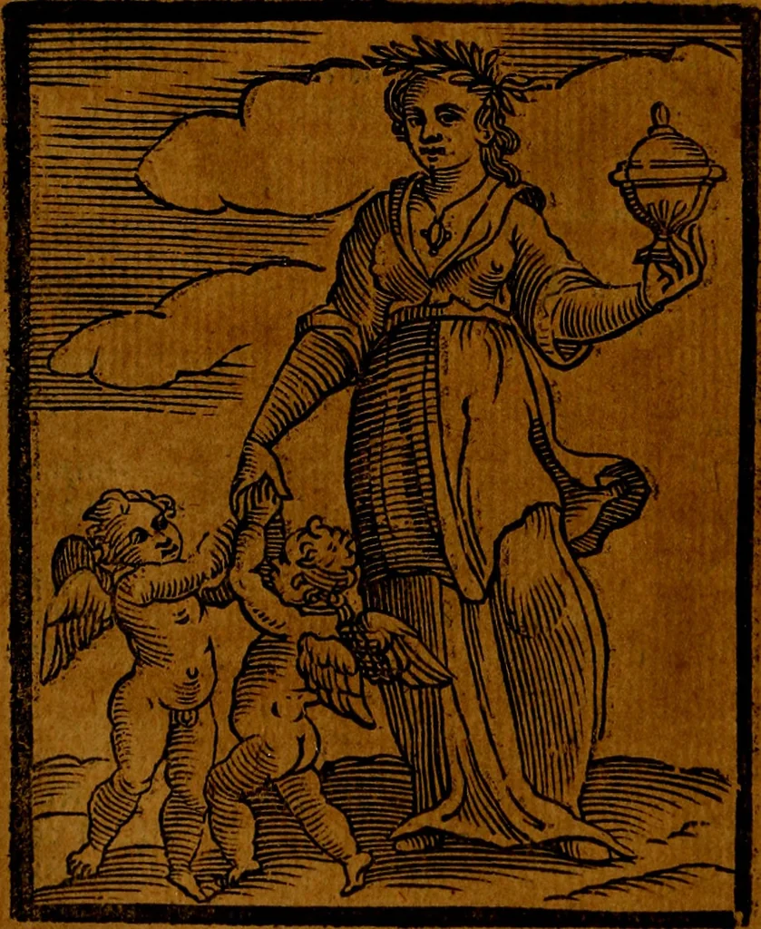 An illustration from Iconologia, 1645, leaf 601