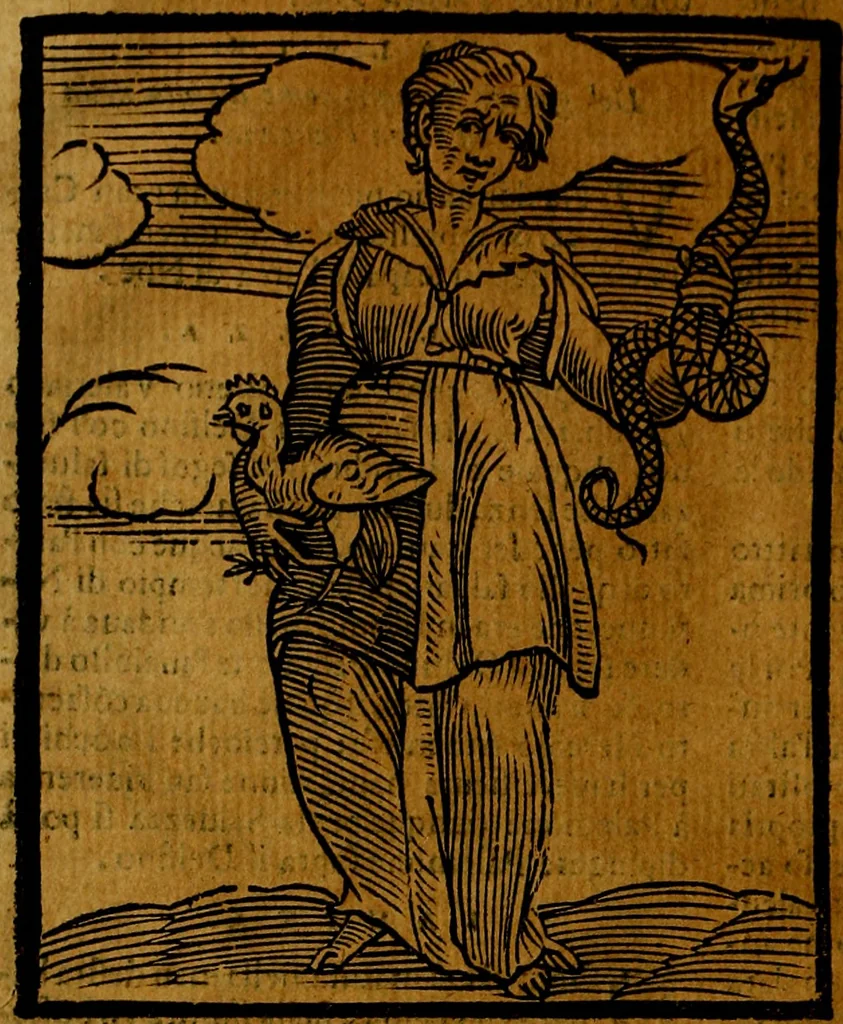 An illustration from Iconologia, 1645, leaf 617