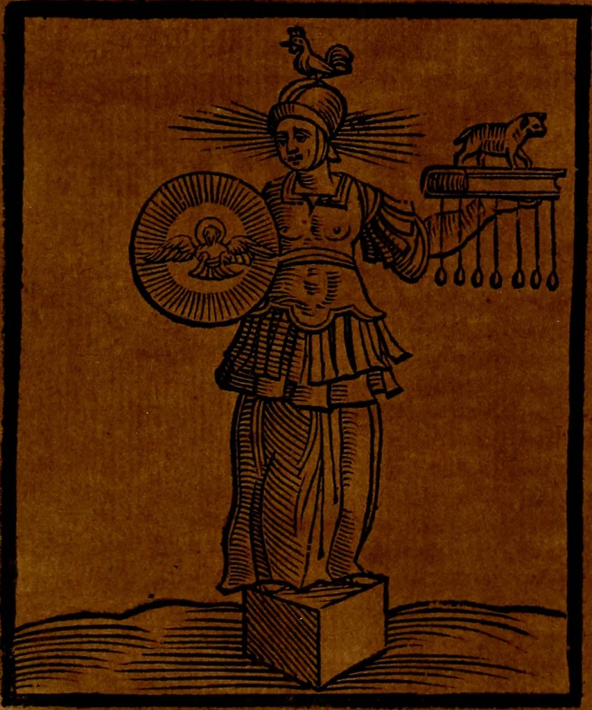 An illustration from Iconologia, 1645, leaf 620