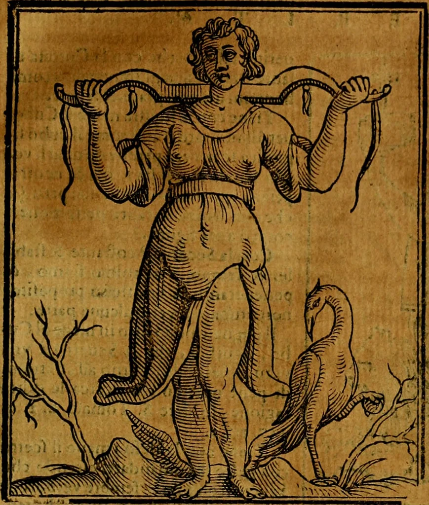 An illustration from Iconologia, 1645, leaf 640
