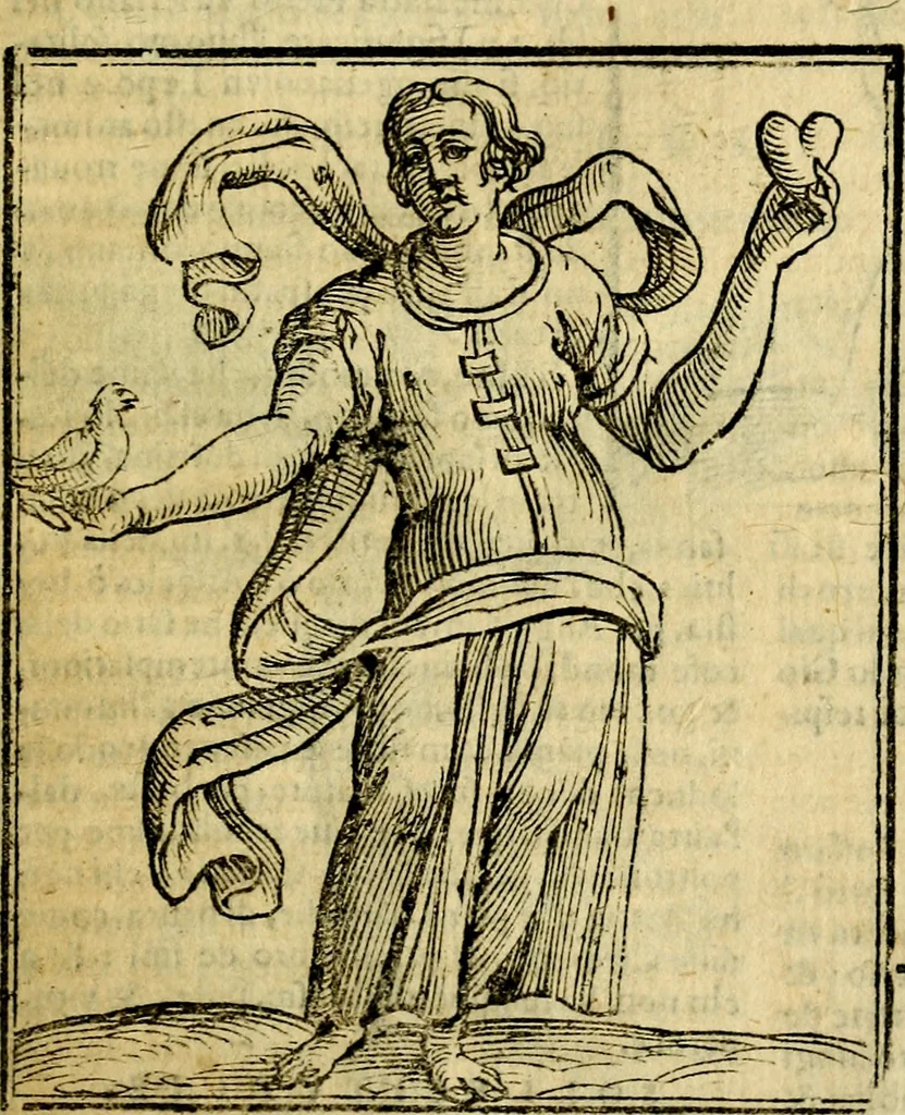 An illustration from Iconologia, 1645, leaf 652