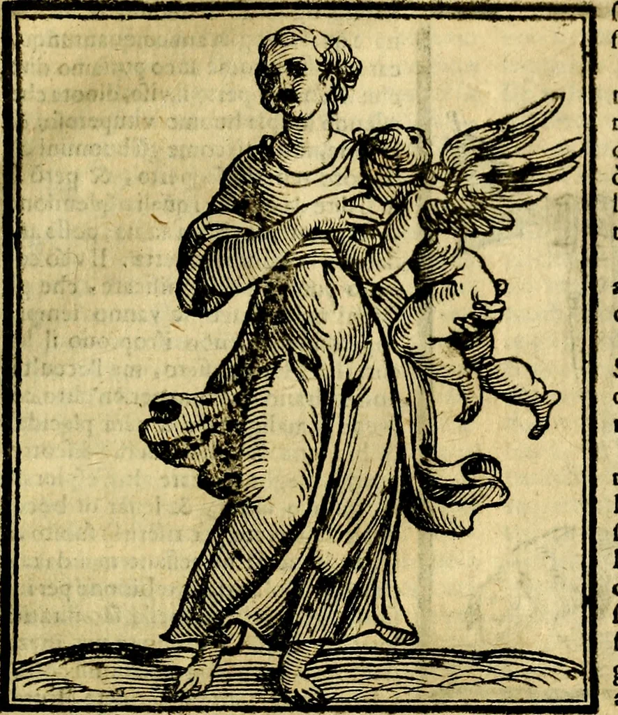 An illustration from Iconologia, 1645, leaf 664