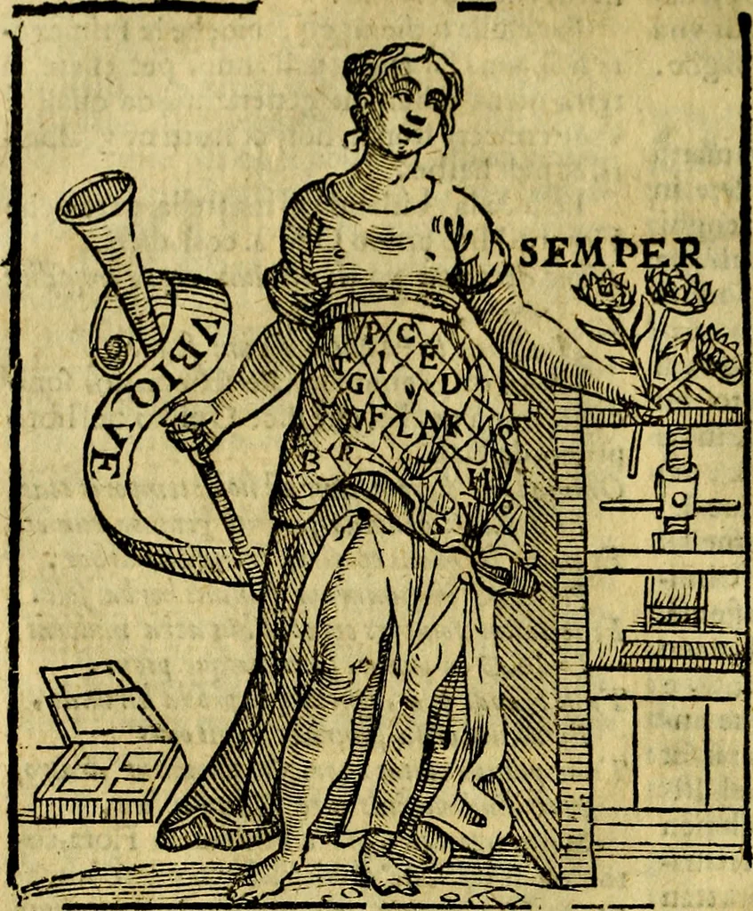 An illustration from Iconologia, 1645, leaf 671
