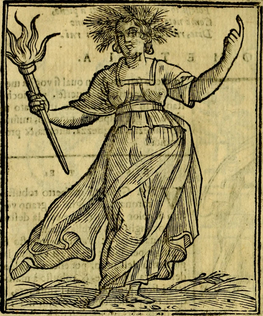 An illustration from Iconologia, 1645, leaf 673
