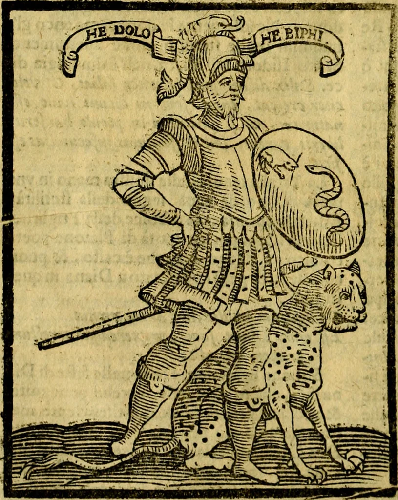 An illustration from Iconologia, 1645, leaf 677