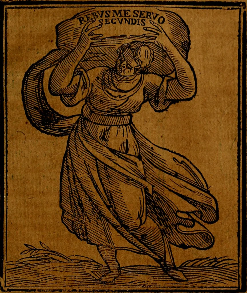An illustration from Iconologia, 1645, leaf 700