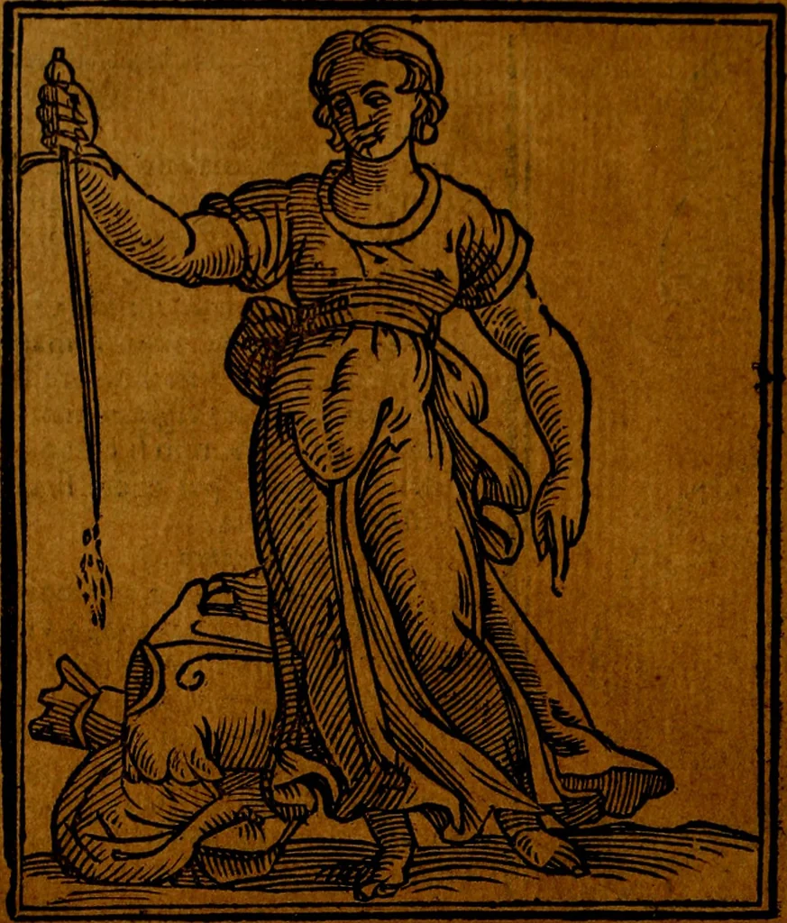 An illustration from Iconologia, 1645, leaf 701