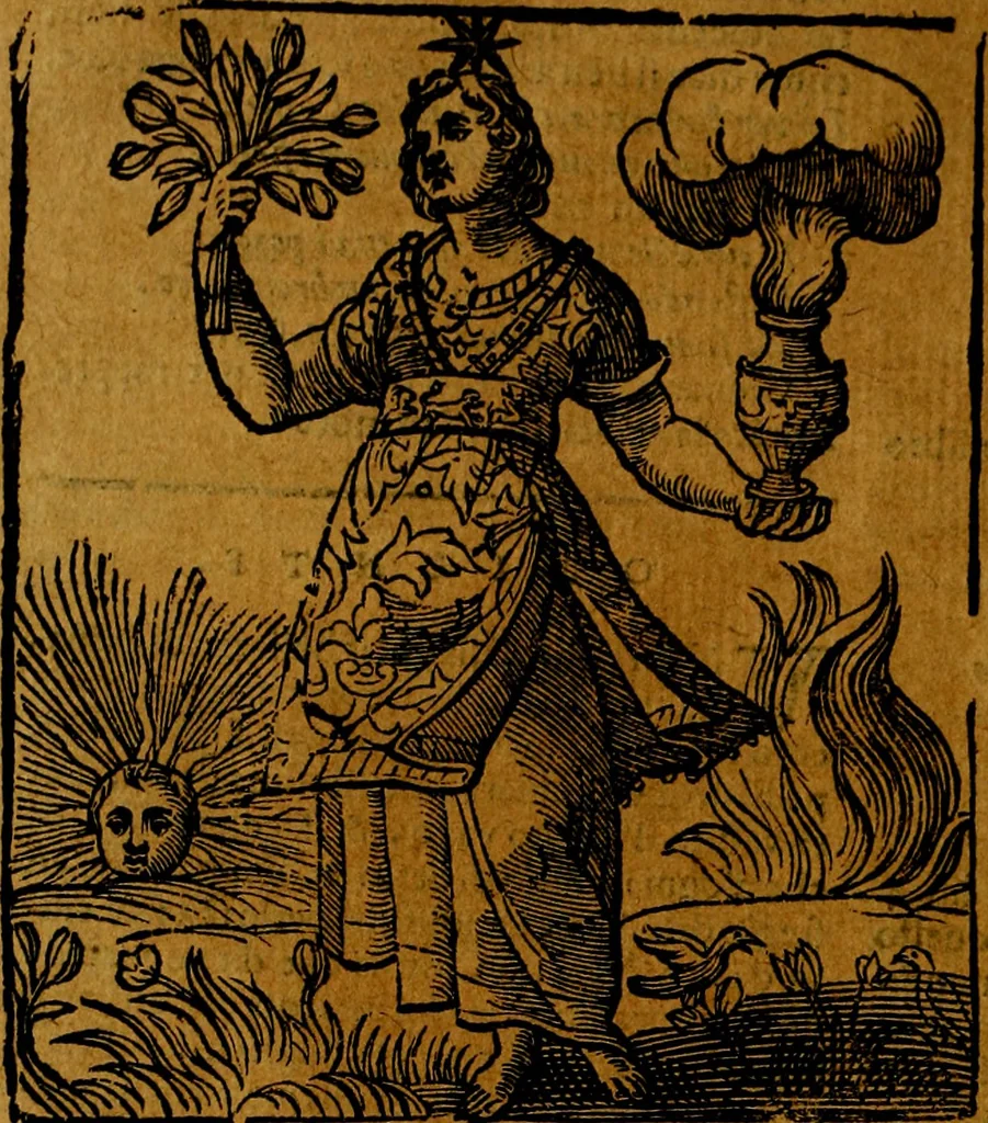 An illustration from Iconologia, 1645, leaf 731