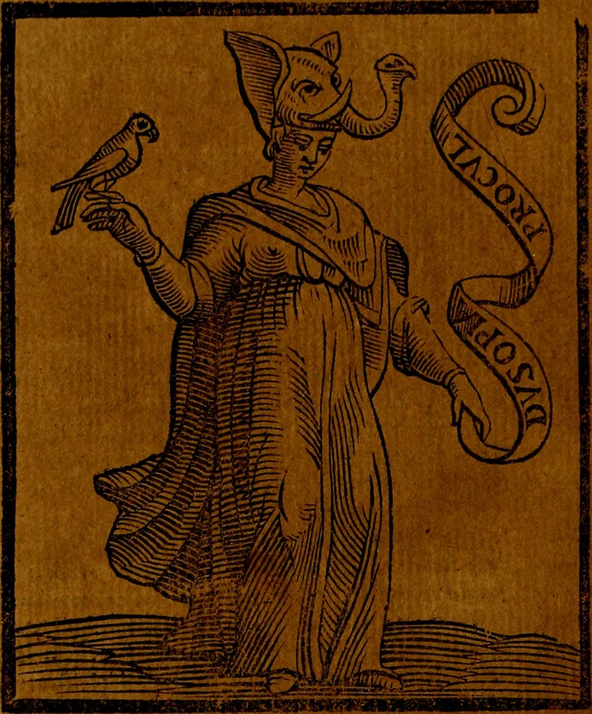 An illustration from Iconologia, 1645, leaf 735