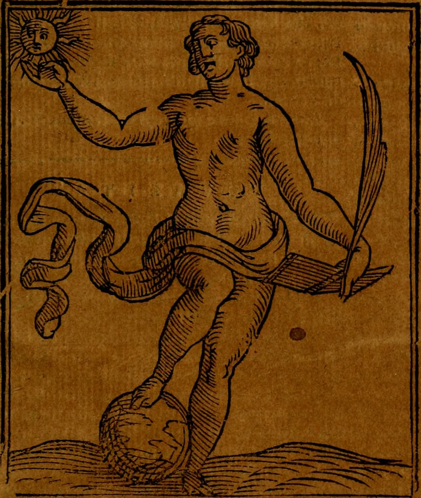 An illustration from Iconologia, 1645, leaf 738