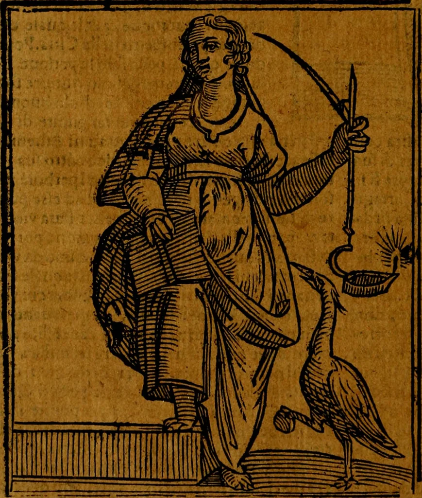 An illustration from Iconologia, 1645, leaf 741