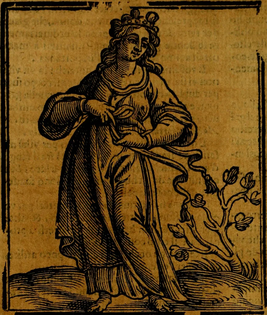 An illustration from Iconologia, 1645, leaf 743