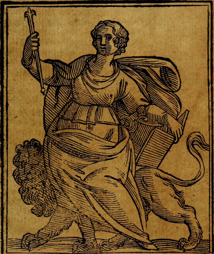 An illustration from Iconologia, 1645, leaf 744