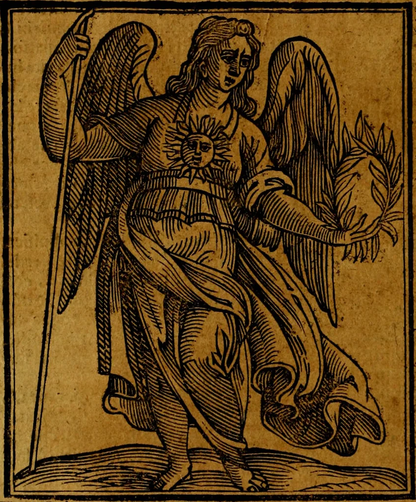 An illustration from Iconologia, 1645, leaf 745