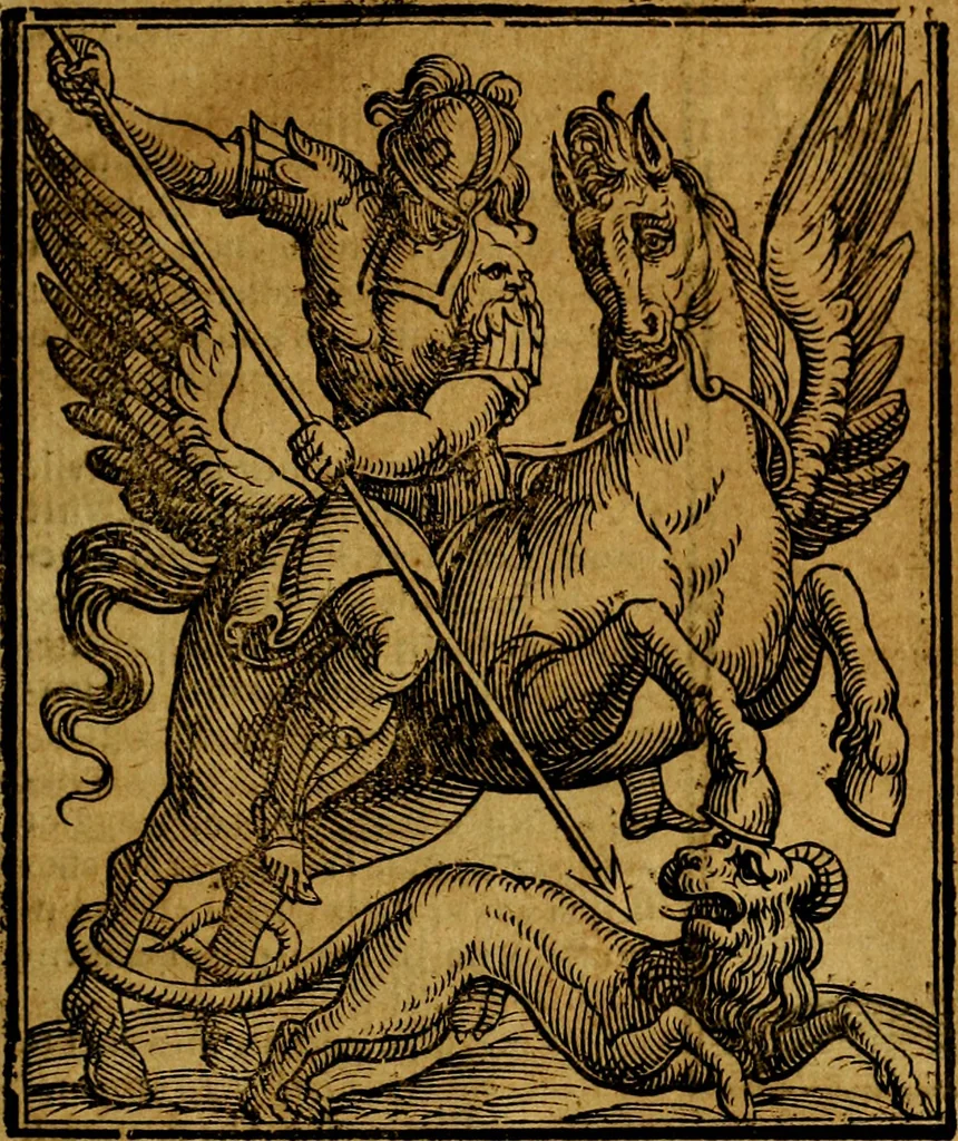 An illustration from Iconologia, 1645, leaf 746