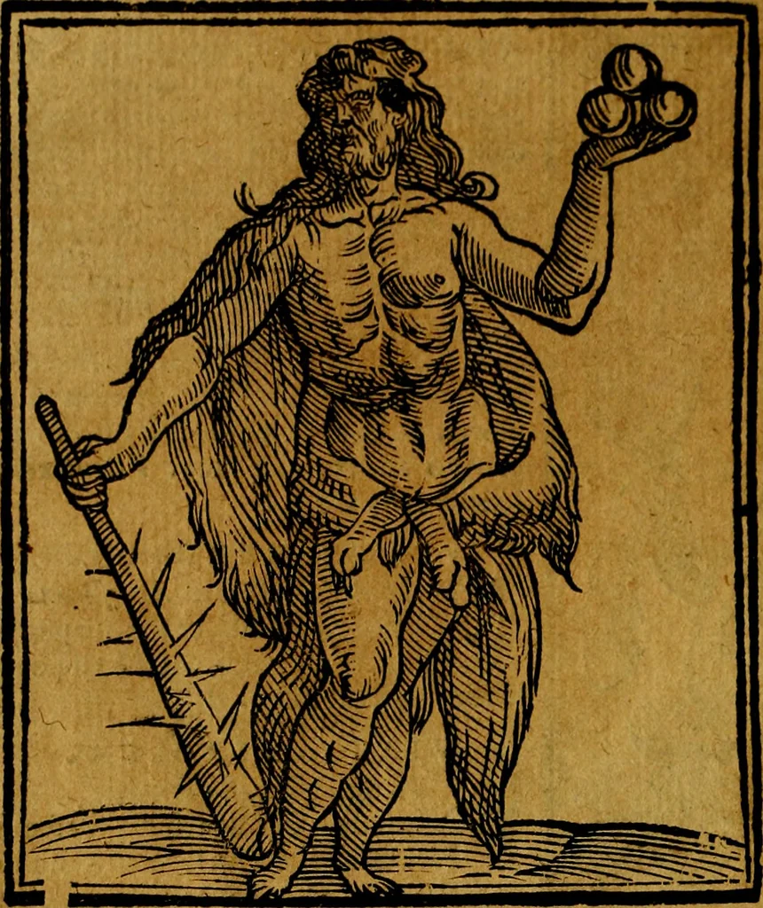 An illustration from Iconologia, 1645, leaf 747