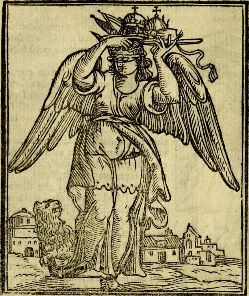 An illustration from Iconologia, 1645, leaf 93