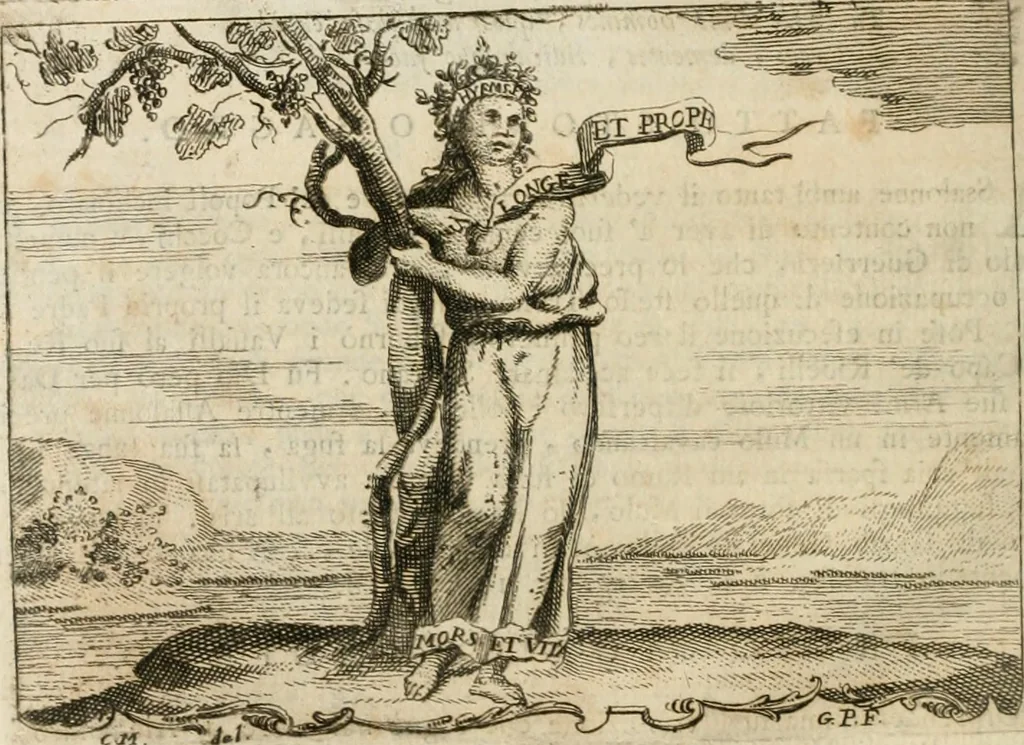 An illustration from Iconologia, 1764, leaf 141
