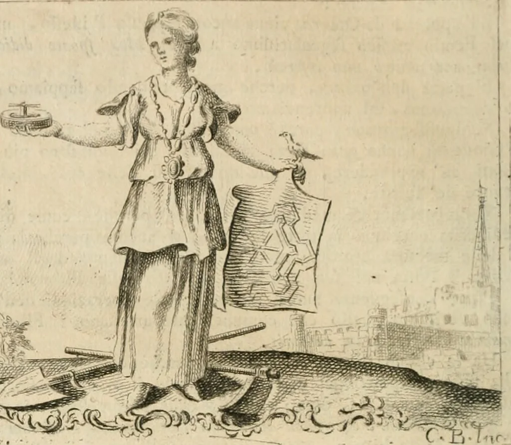 An illustration from Iconologia, 1764, leaf 203