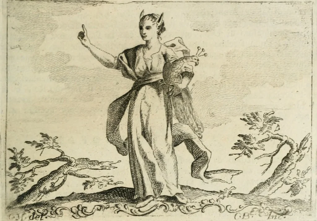 An illustration from Iconologia, 1764, leaf 218