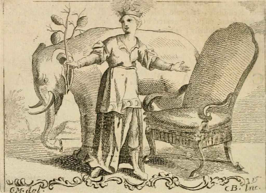 An illustration from Iconologia, 1764, leaf 291