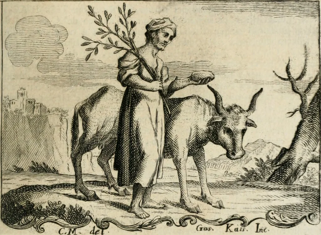 An illustration from Iconologia, 1764, leaf 338