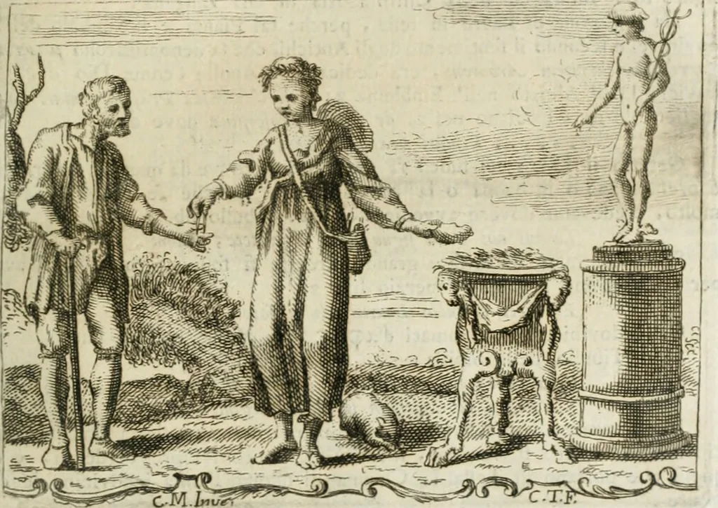 An illustration from Iconologia, 1764, leaf 404