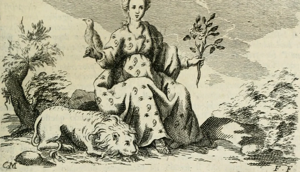 An illustration from Iconologia, 1764, leaf 78