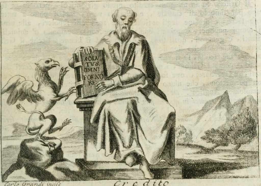 An illustration from Iconologia, 1764, leaf 100