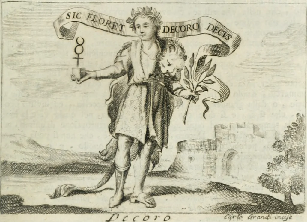 An illustration from Iconologia, 1764, leaf 132