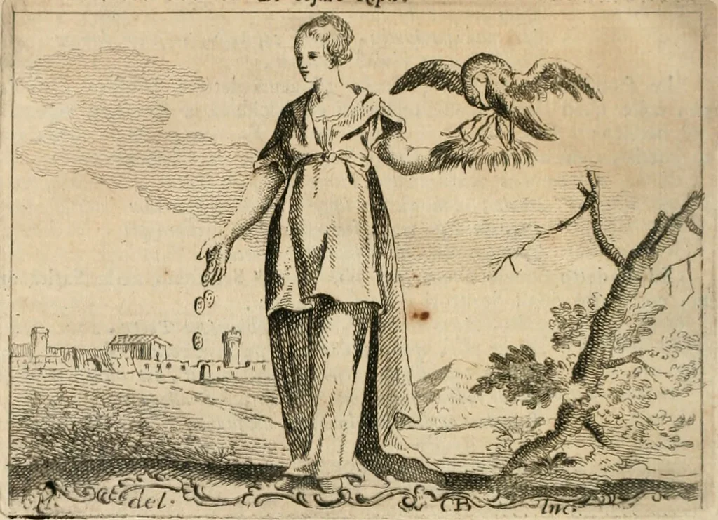 An illustration from Iconologia, 1764, leaf 17