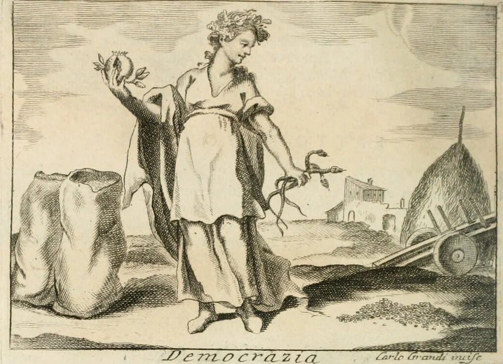 An illustration from Iconologia, 1764, leaf 185