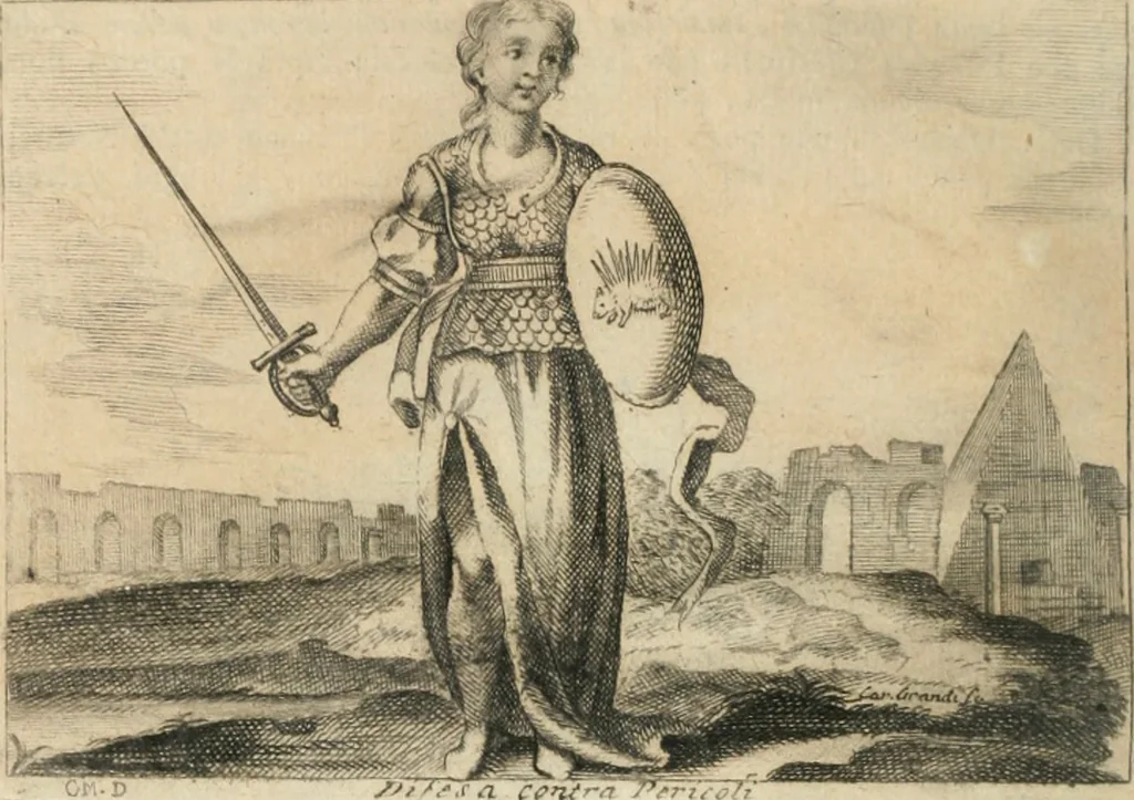 An illustration from Iconologia, 1764, leaf 199