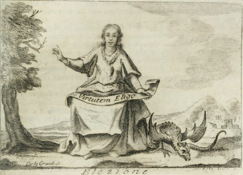 An illustration from Iconologia, 1764, leaf 322