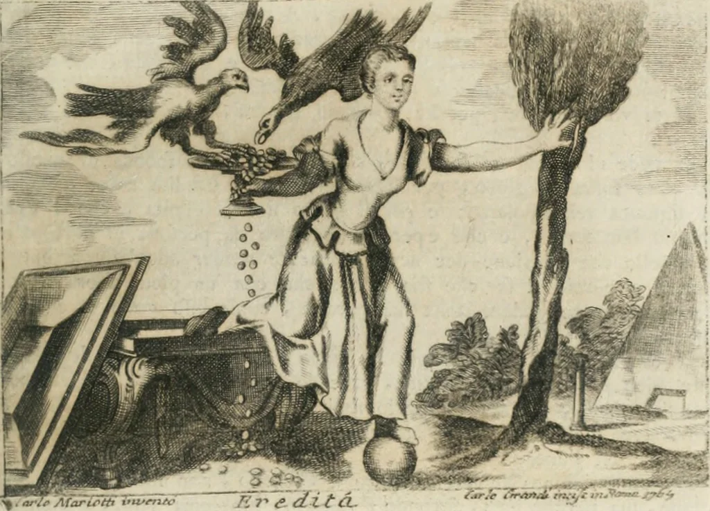 An illustration from Iconologia, 1764, leaf 352