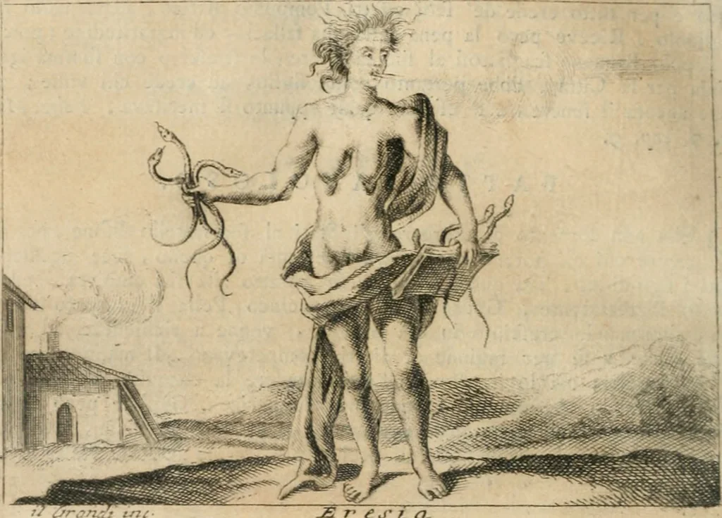 An illustration from Iconologia, 1764, leaf 357