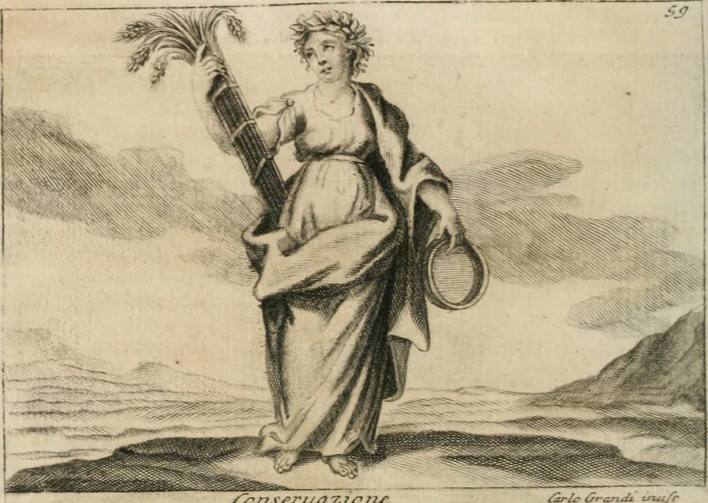 An illustration from Iconologia, 1764, leaf 37