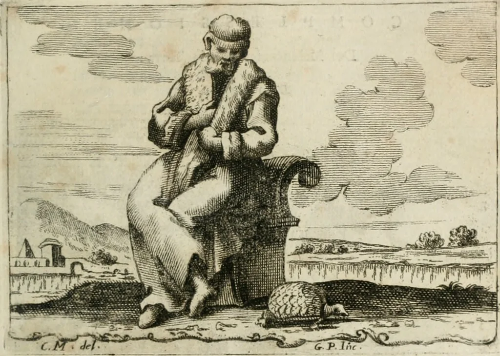 An illustration from Iconologia, 1764, leaf 48