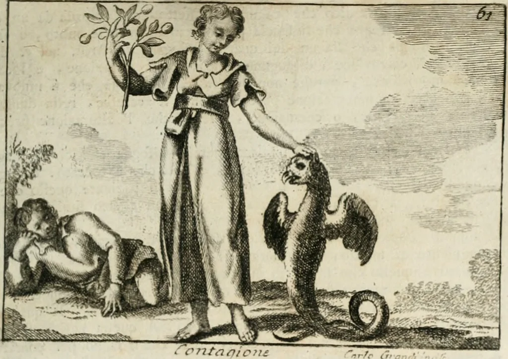 An illustration from Iconologia, 1764, leaf 52