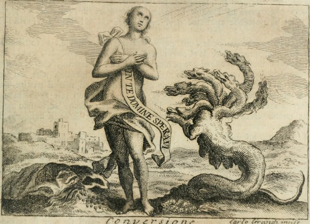 An illustration from Iconologia, 1764, leaf 76