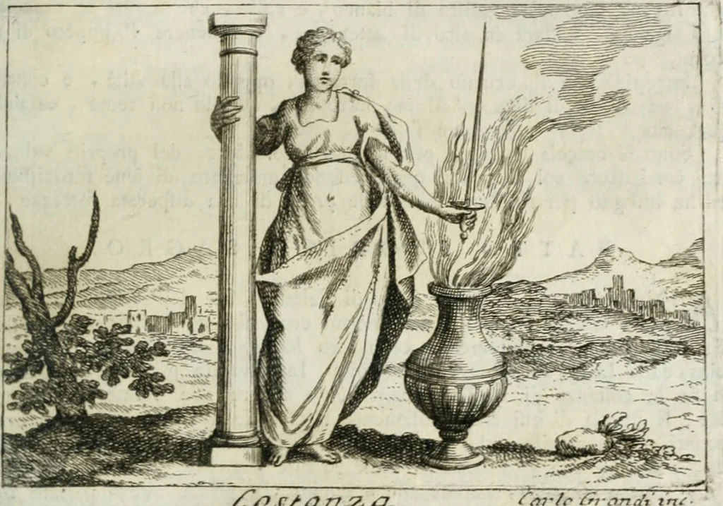 An illustration from Iconologia, 1764, leaf 94