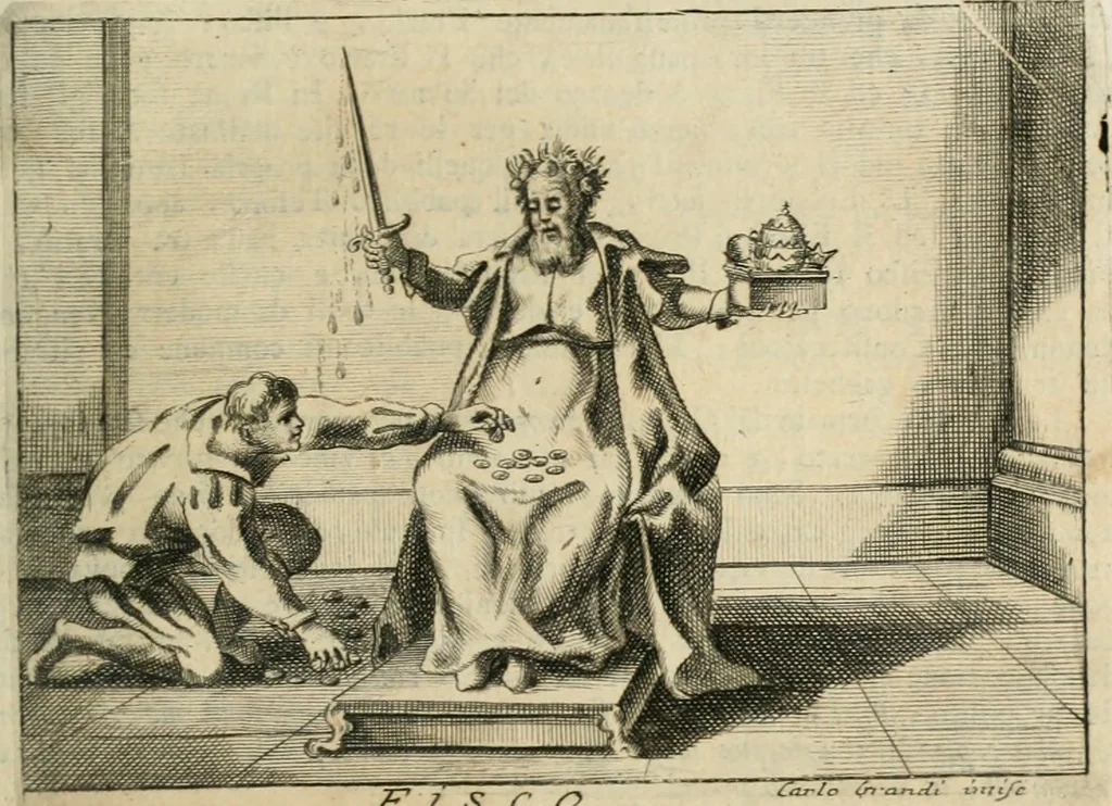 An illustration from Iconologia, 1764, leaf 102