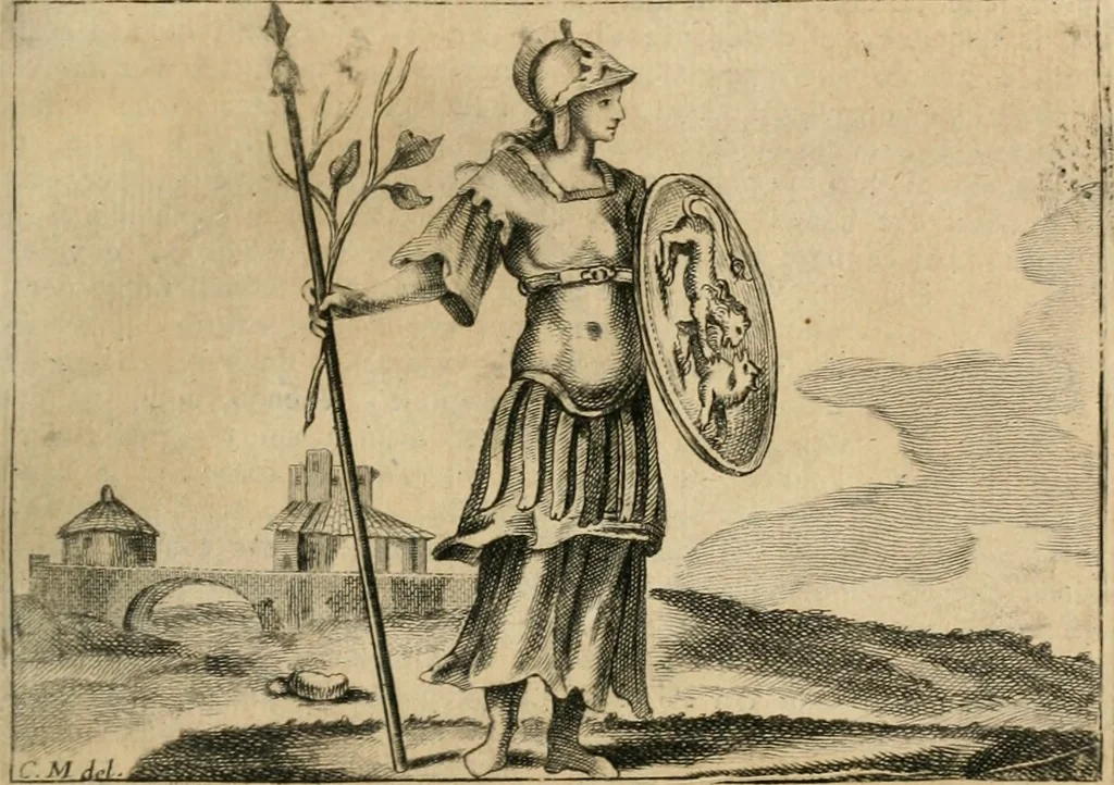 An illustration from Iconologia, 1764, leaf 116
