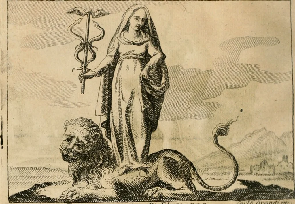 An illustration from Iconologia, 1764, leaf 131