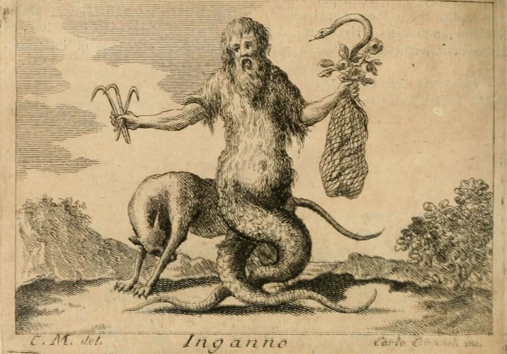 An illustration from Iconologia, 1764, leaf 277