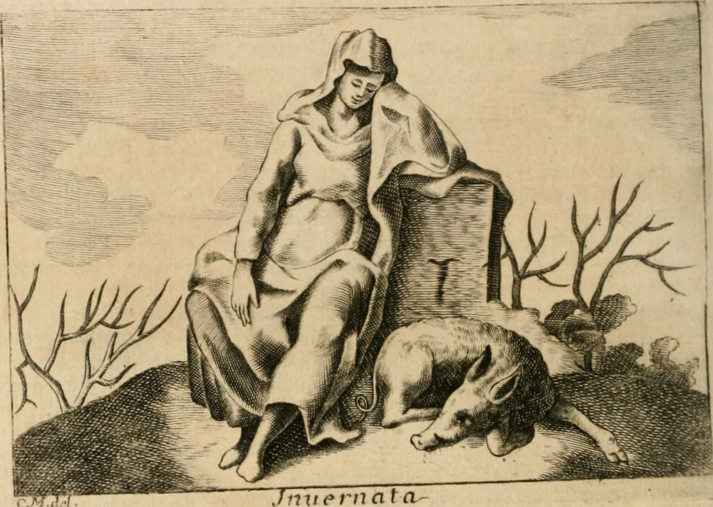 An illustration from Iconologia, 1764, leaf 317