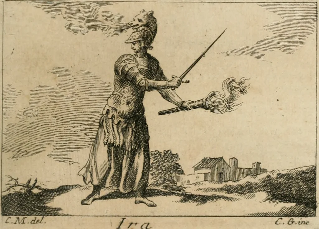 An illustration from Iconologia, 1764, leaf 338