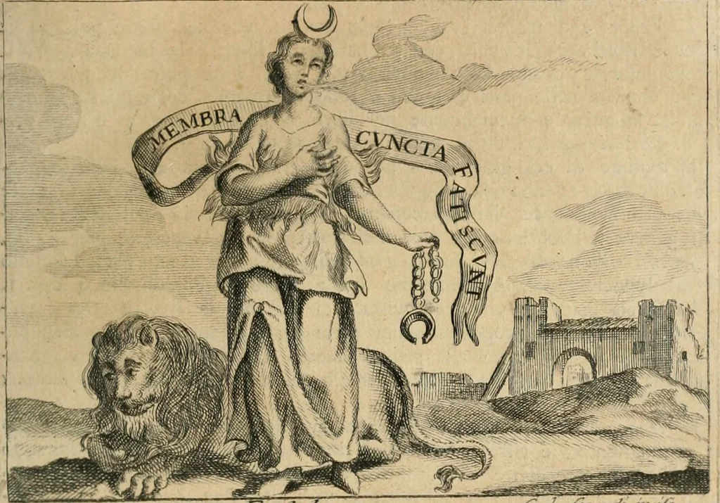 An illustration from Iconologia, 1764, leaf 40