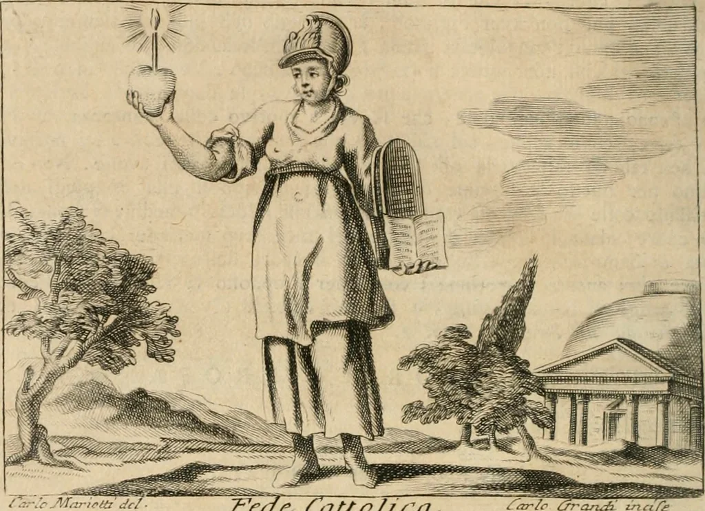 An illustration from Iconologia, 1764, leaf 49