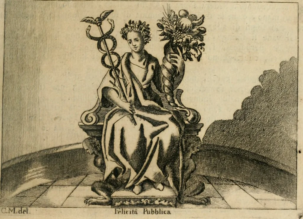 An illustration from Iconologia, 1764, leaf 66